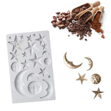 moon stars silicone mold