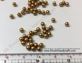 Plain Gold beads Pack of 10 grams - Khushi Handmade Jewellery