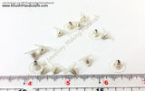 Stoppers/Stopper Pack of 10 pairs in Gold and Silver - Khushi Handmade Jewellery