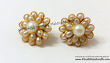 Double Layered Pacchi studs/ Pachi Stud / Paachi Studs - Khushi Handmade Jewellery