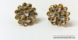 Double Layered Pacchi studs/ Pachi Stud / Paachi Studs - Khushi Handmade Jewellery