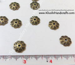 Antique Gold Bead Cap,jewellery making materials