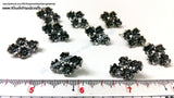 Antique Gold/Silver 4 Flower Studs - Khushi Handmade Jewellery
