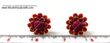 Double Layered Pacchi studs/ Pachi Stud / Paachi Studs - Khushi Handmade Jewellery
