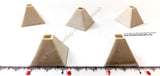 Pyramid shaped Jhumkas Bases Bulk -50 pairs - Khushi Handmade Jewellery