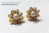 Single Layered Pachi Stud / Paachi Studs - Khushi Handmade Jewellery