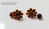 Single Layered Pachi Stud / Paachi Studs - Khushi Handmade Jewellery