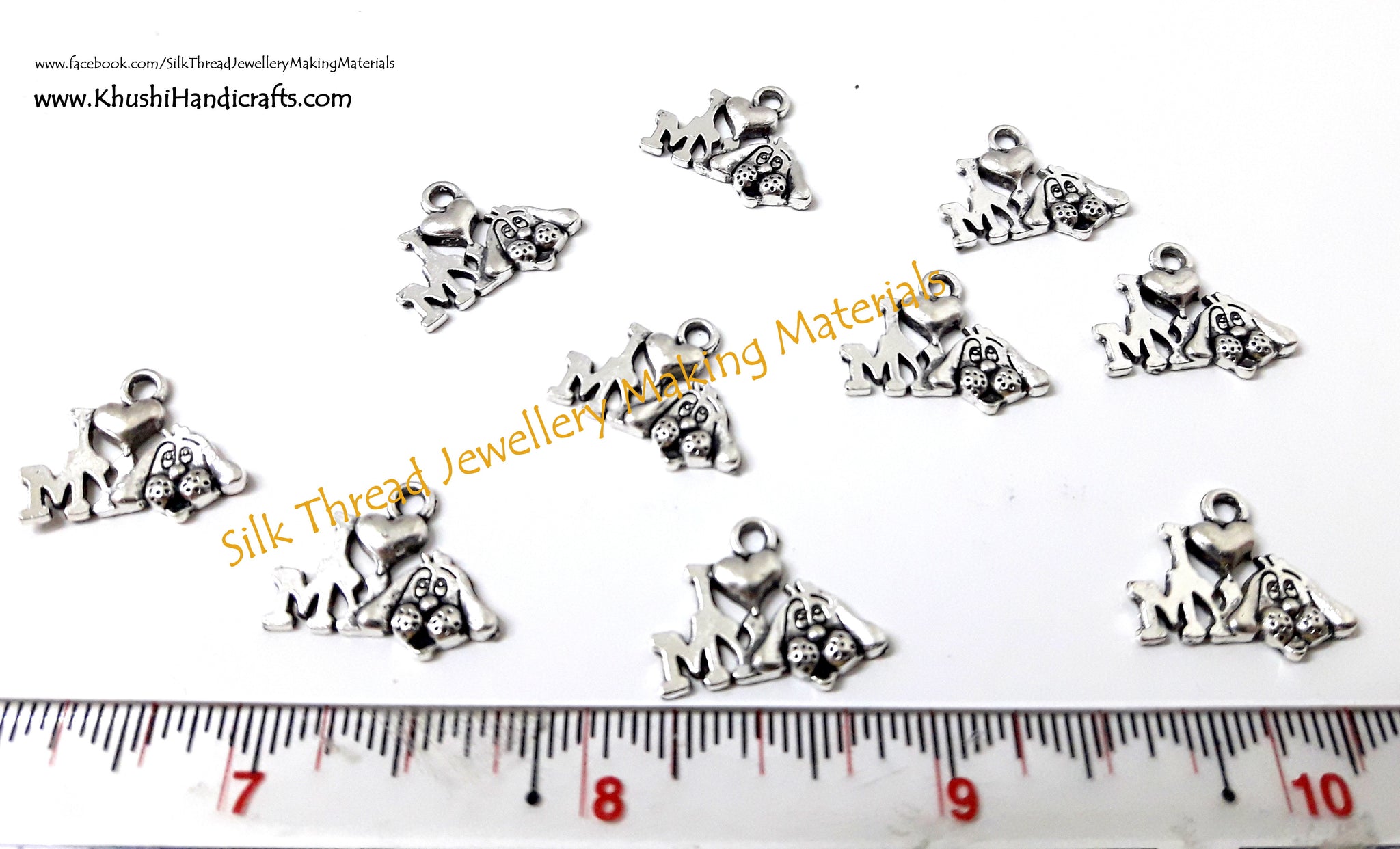 I love my Dog Jewelry making Charms