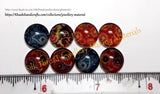 12mm Mehendi Design Cabochons