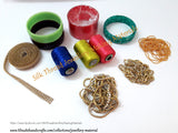 SILK THREAD JEWELRY KIT and Jewelry Materials