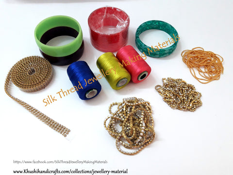 Silk Thread Bangles Making Materials/Kit Online