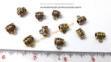 Antique Gold Designer Flower Bails