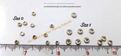 Kundan stones - Round. Pack of 10 grams!