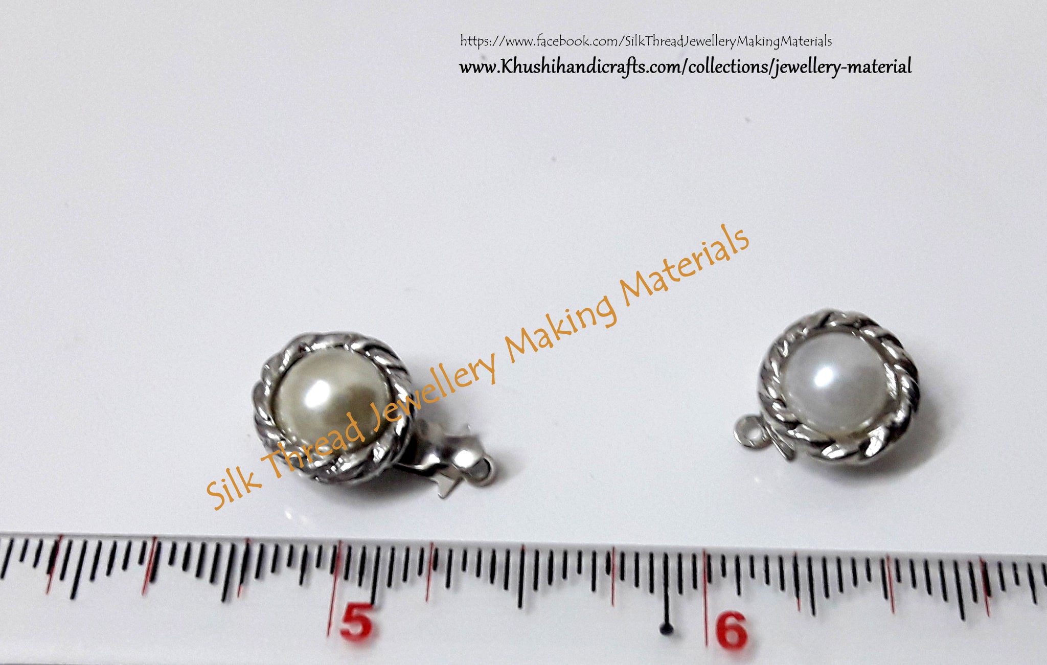 Designer Silver Filigree clasps