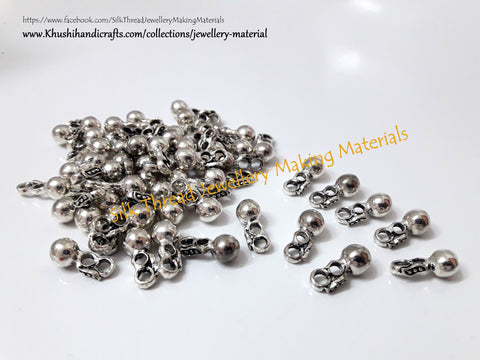Kolhapuri beads Antique Silver Pattern 10.Sold Per piece!