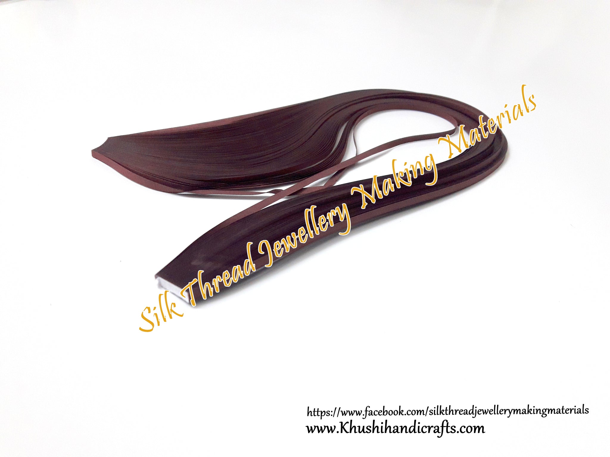 Maroon 3mm Quilling Strips
