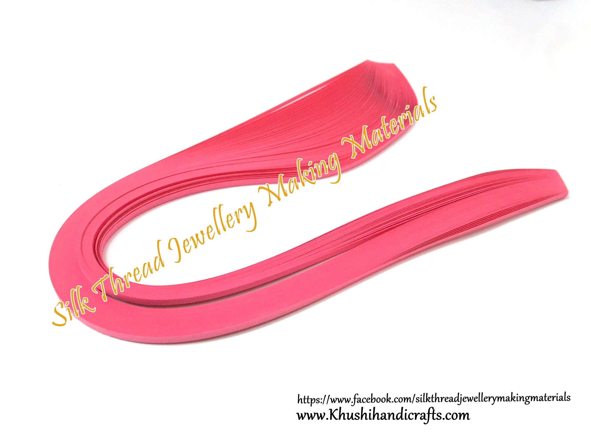 Pink Paper Quilling Paper