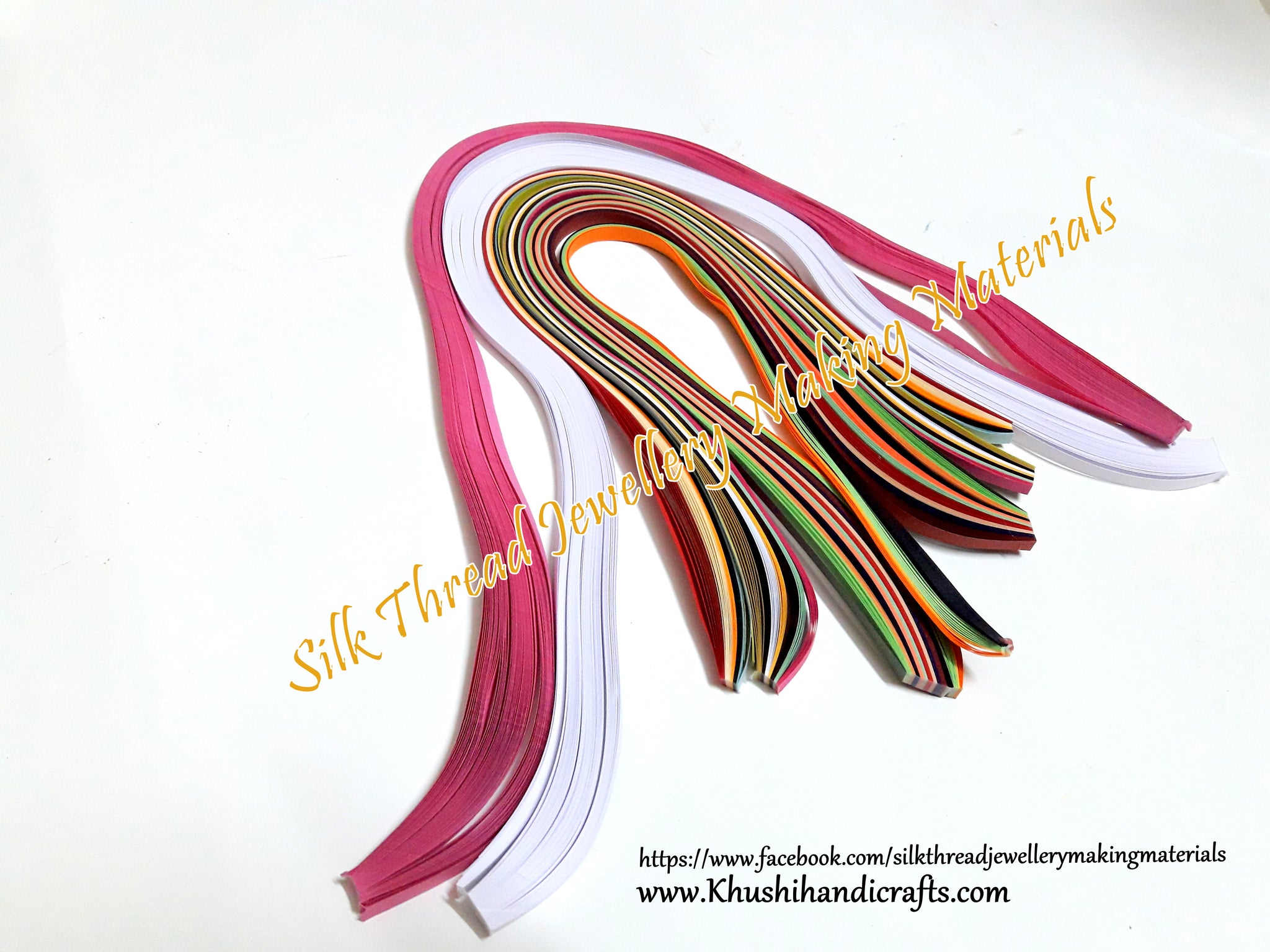 Multi color Quilling strips