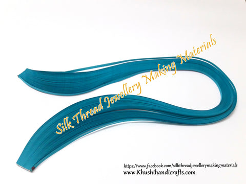 Blue Quilling Strips 3mm