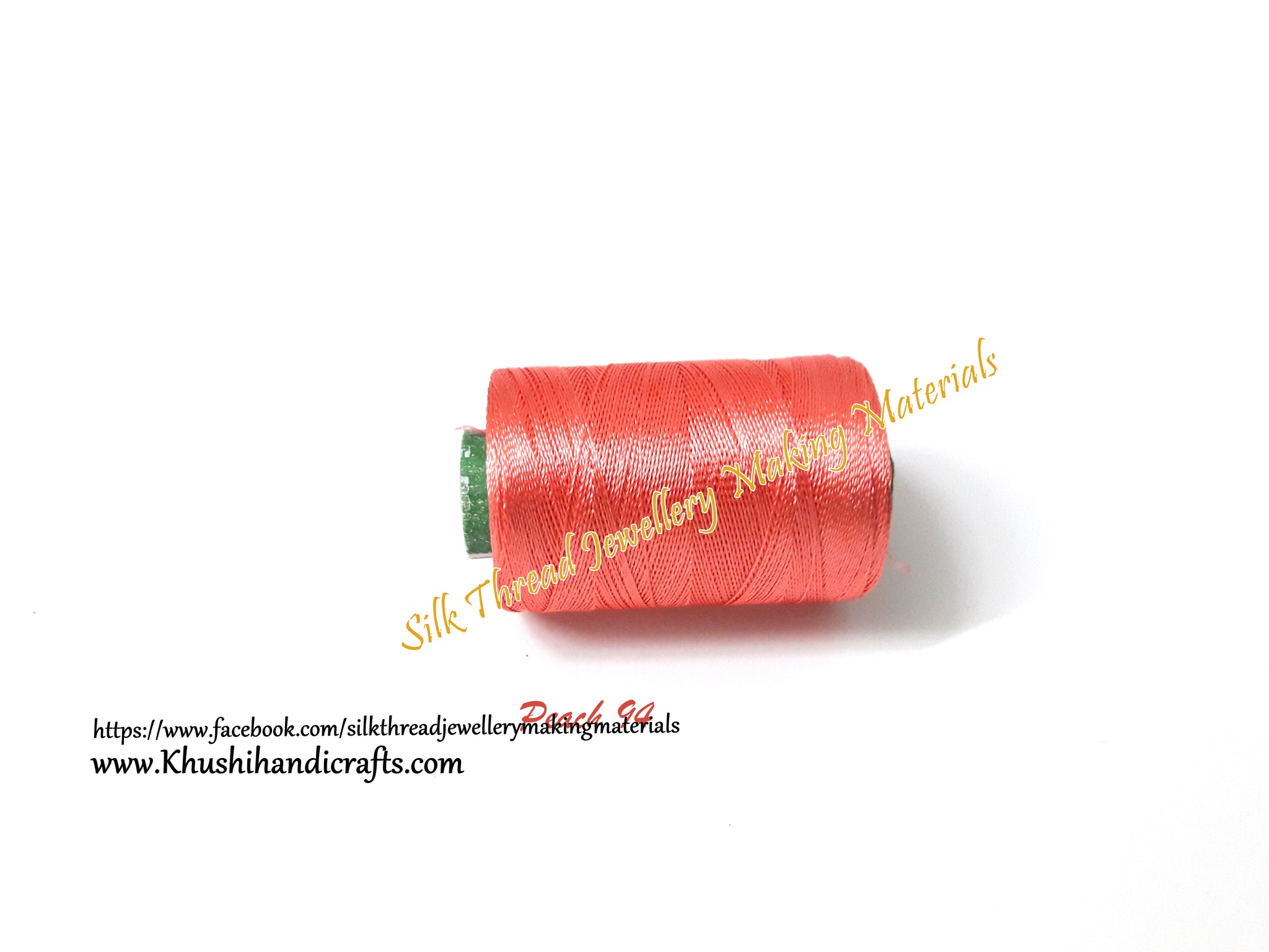 Double Bell Silk Thread Peach shade