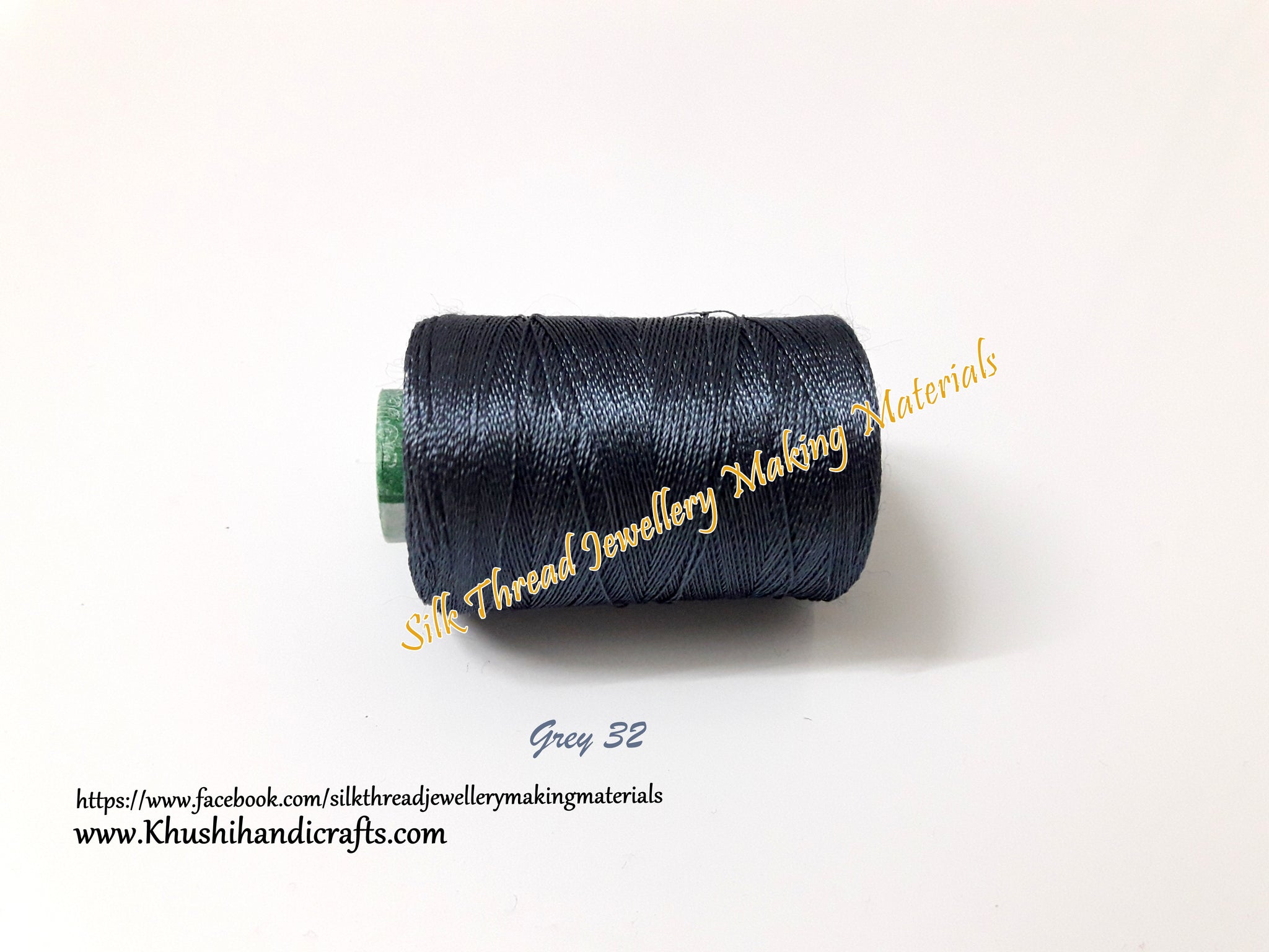 Double Bell Silk Thread Grey shade
