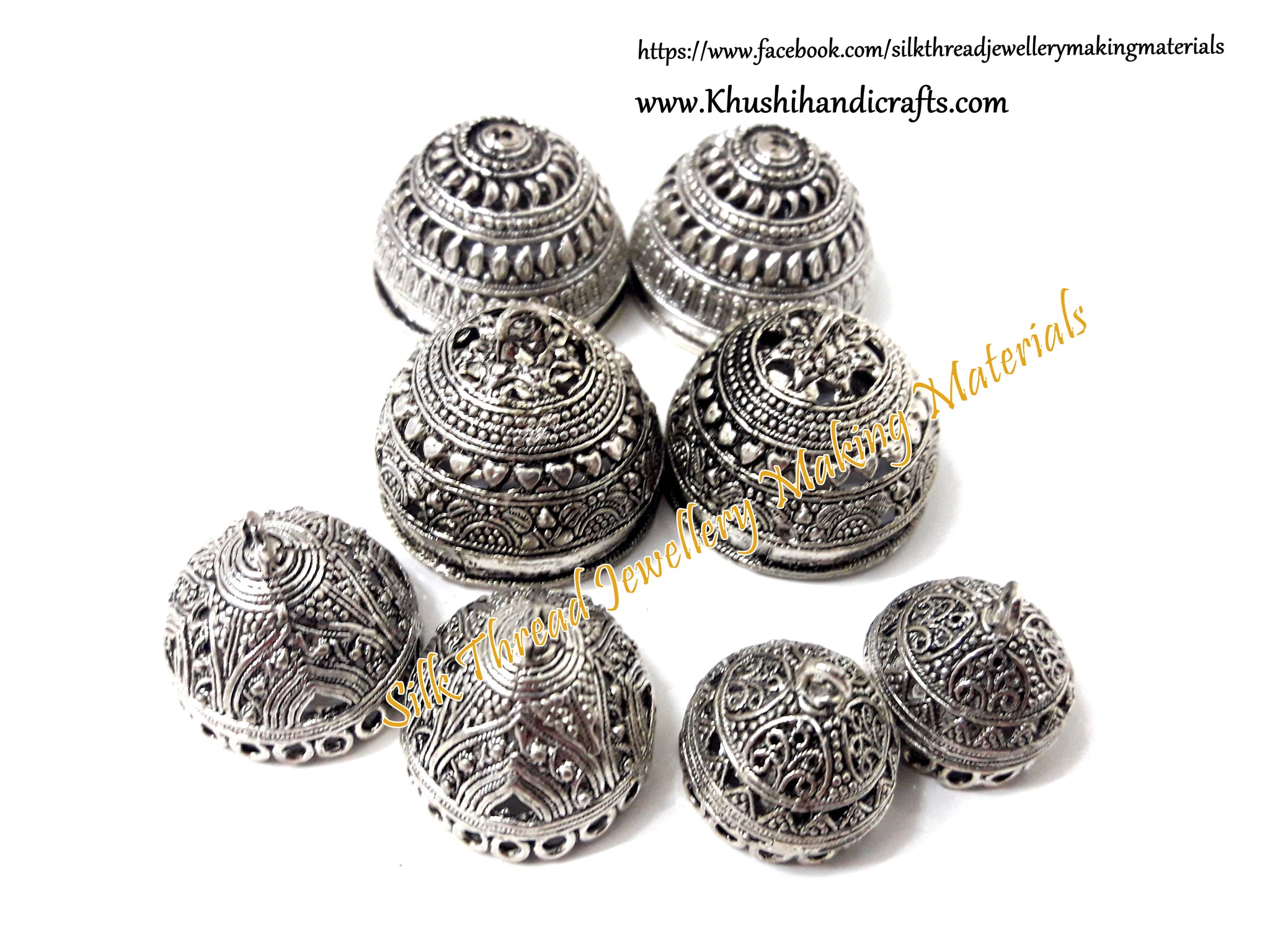 Germna Silver Jhumki Combo