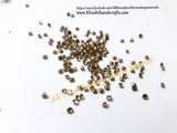 Gold rhinestones