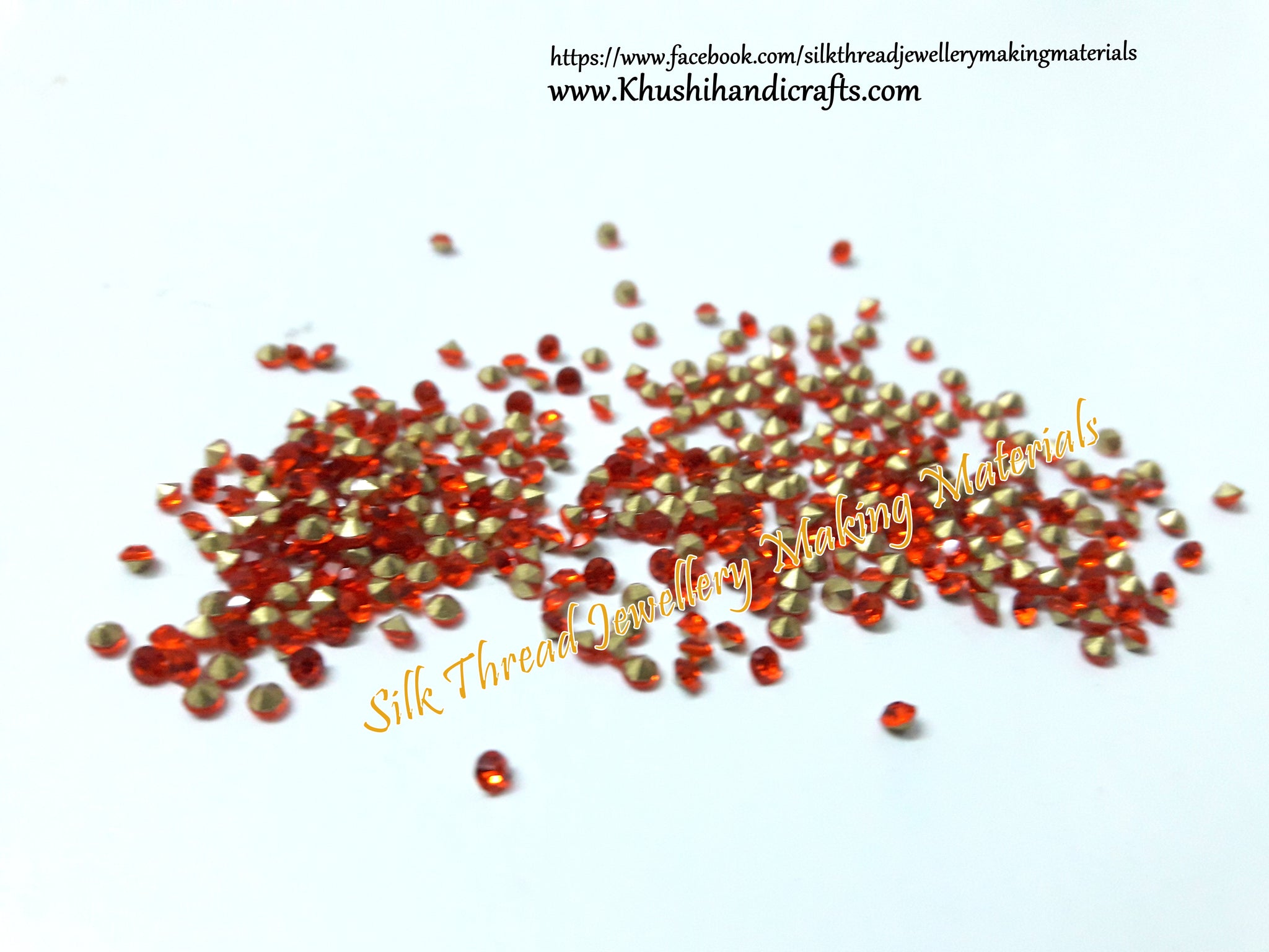 Orange Rhinestone
