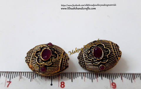 Victorian Beads  22mm*11mm .Sold Per piece! VB12