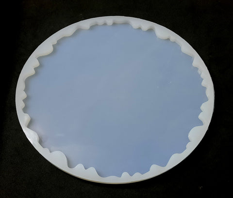 Irregular Tray Plate (8 inch ) Silicone Mold  For Resin crafts and Cement crafts