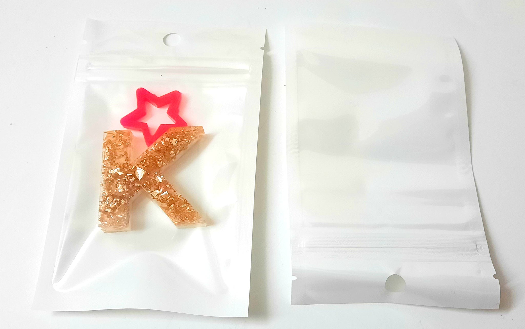 White ziplock covers