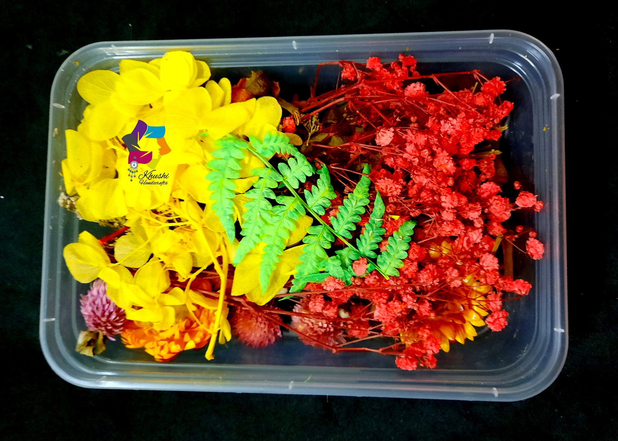 Dry flowers for resin
