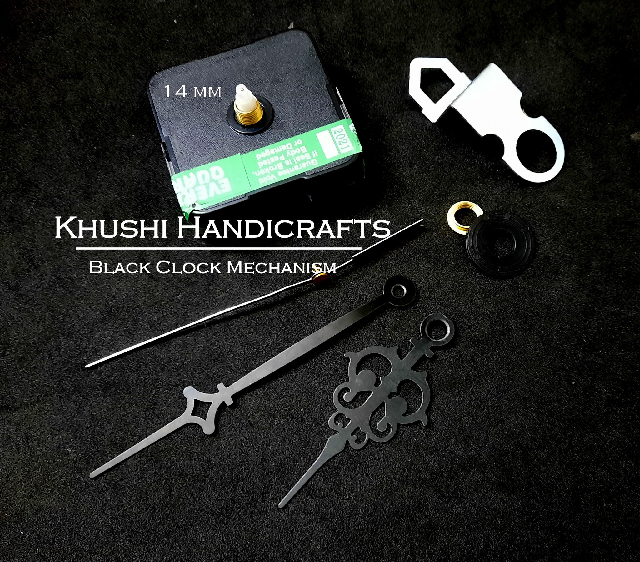 Clock mechanism for resin crafts