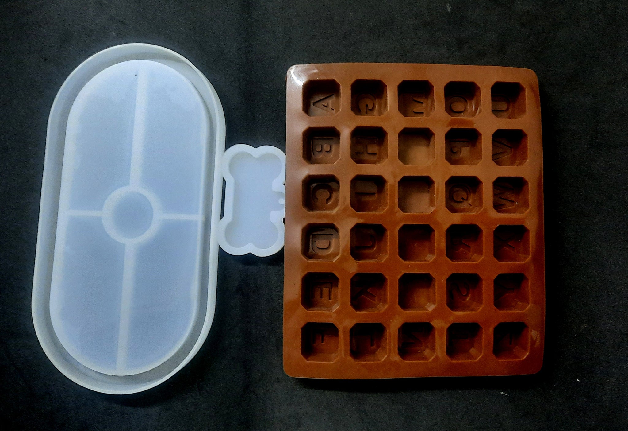 used silicone mold