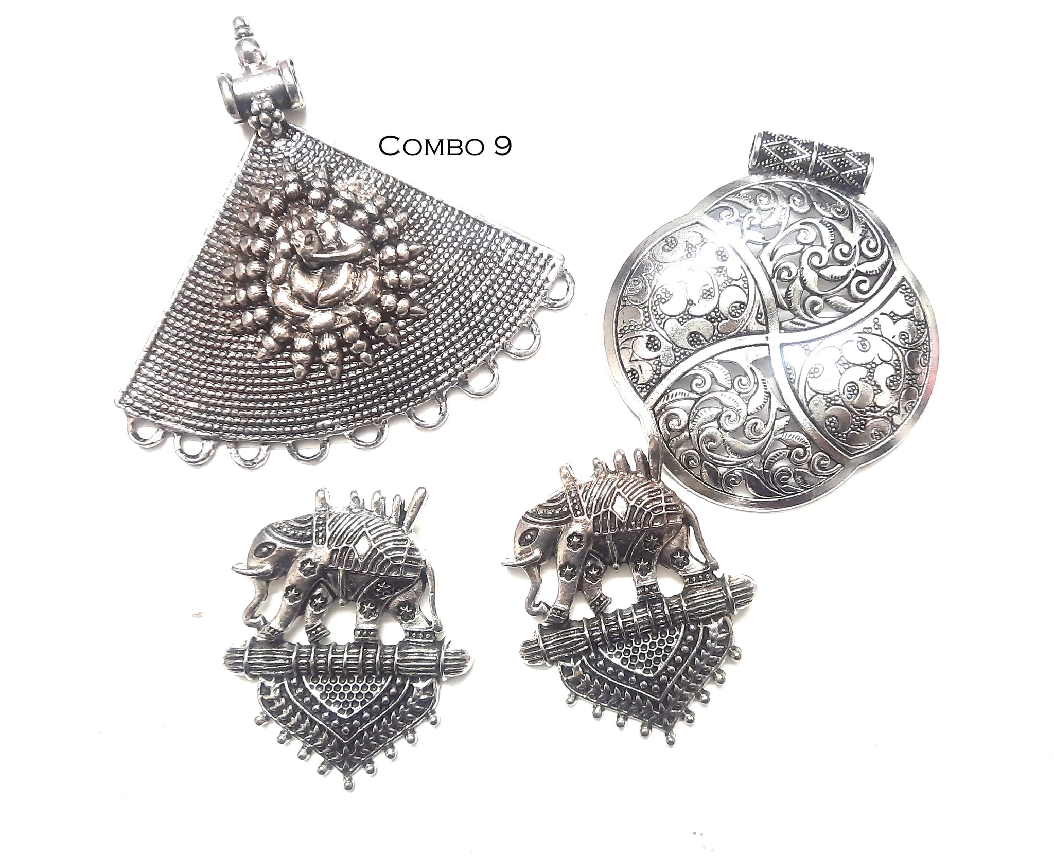 Elephant Ganesha pendants