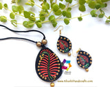Terracotta set with earrings