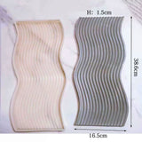 Ripple wave Silicone tray mold