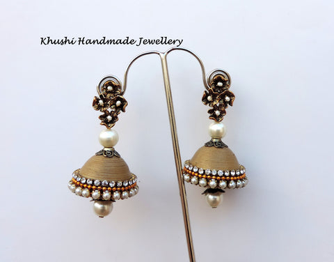 Jhumkas in gold