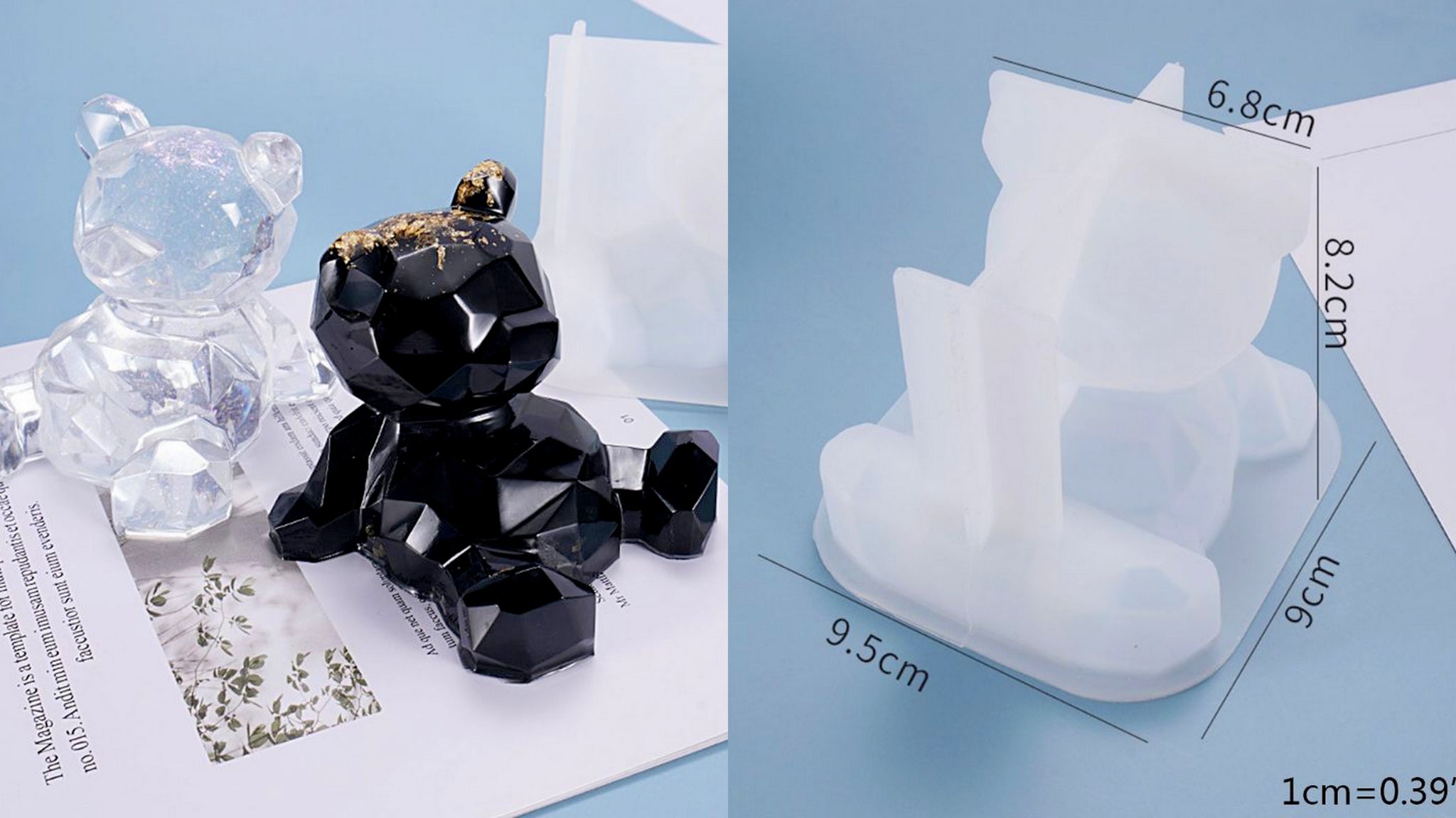 bear phone holder silicone mold