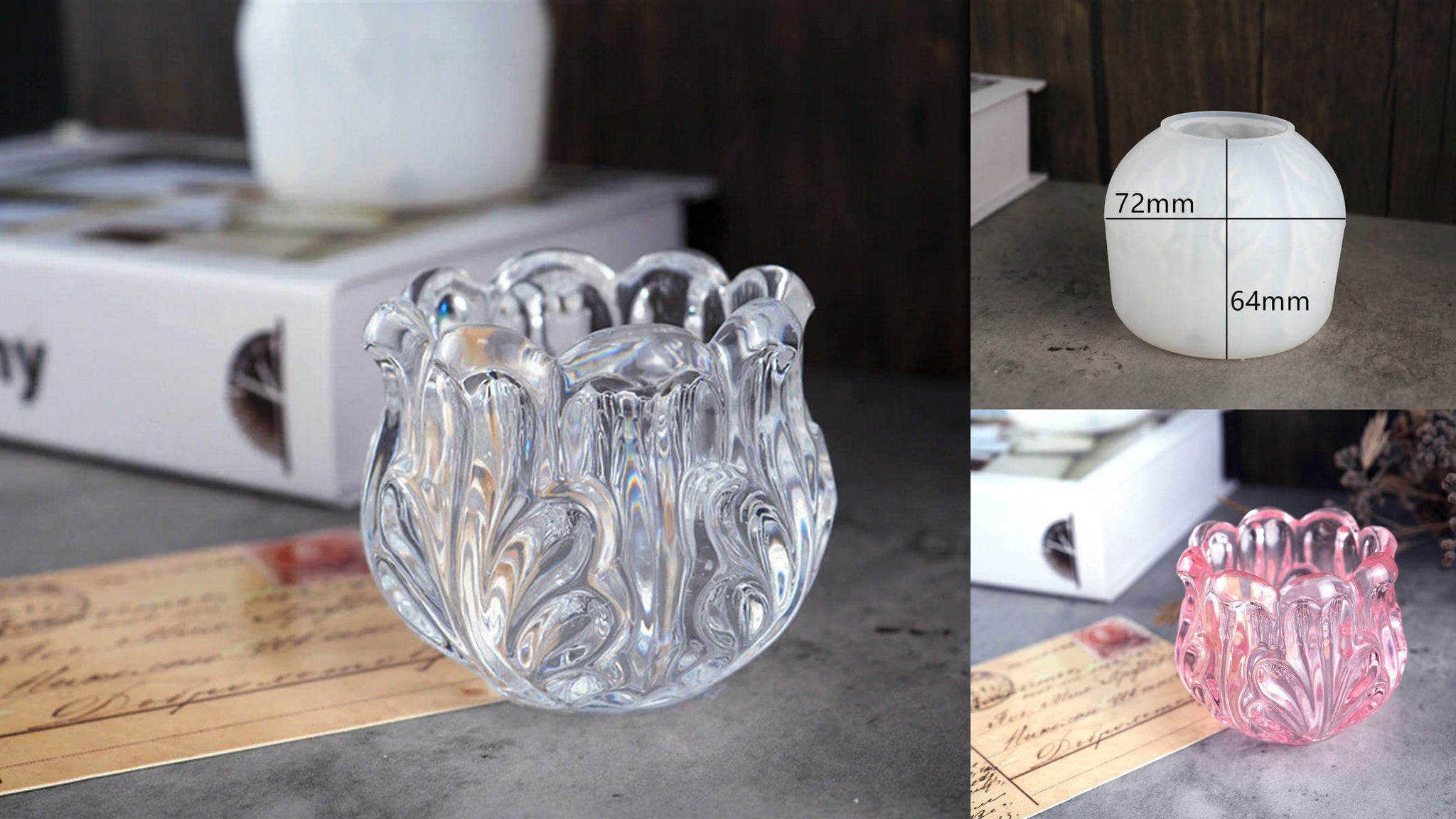 Candle Holder  Tealight holder Ash tray mold mould