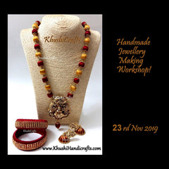 silk thread Jewellery making workshop