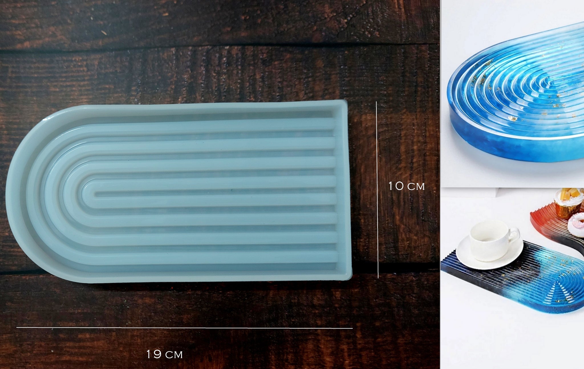 arch soap holder tray coaster mold