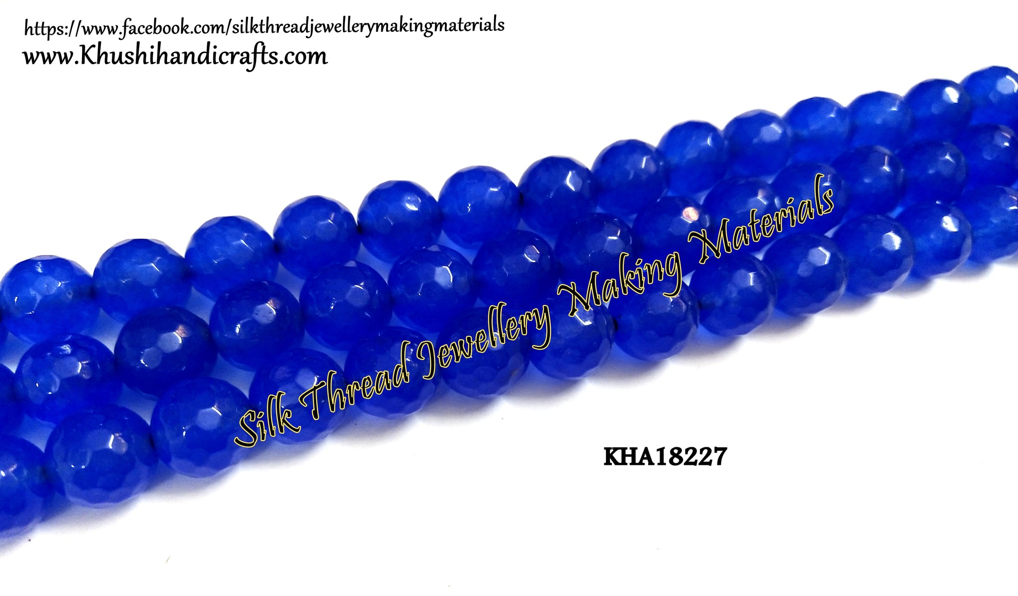 Natural Faceted Round Agates - 10mm - Gemstone Beads - KHA18227