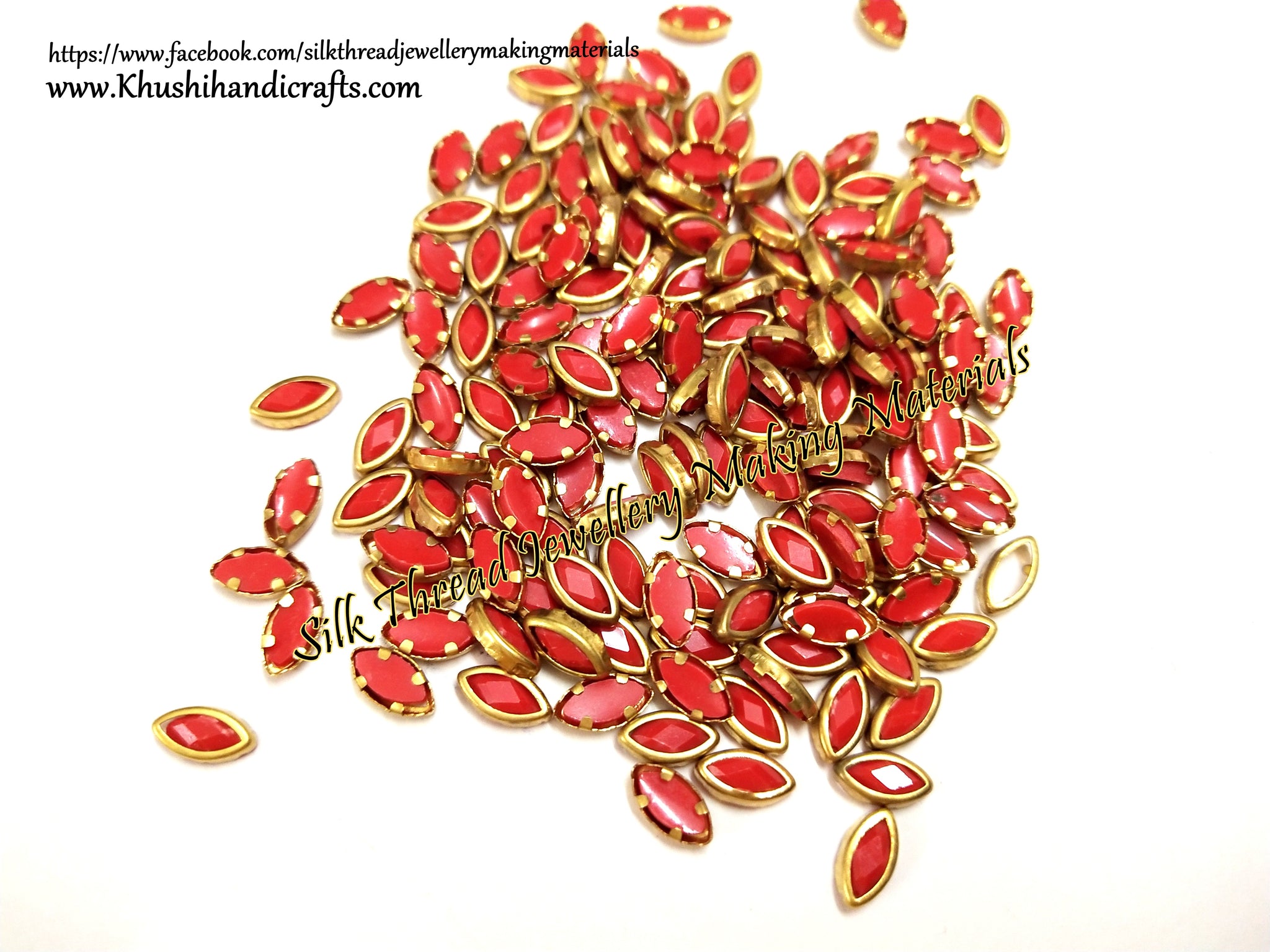 Red kundans