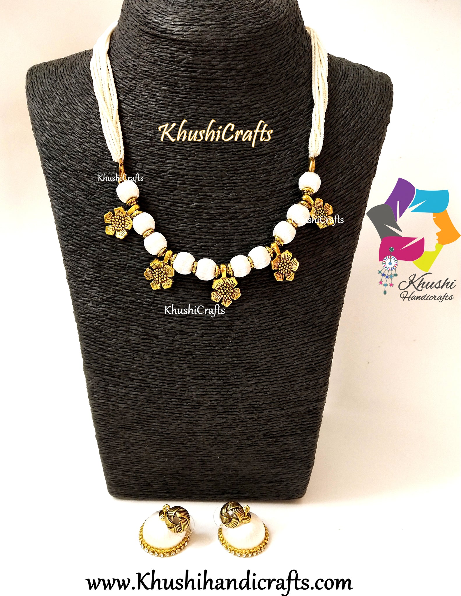 Silk thread Necklace