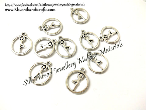 Yoga Charms Pattern 2 for Necklace pendants, Bracelet Jewellery Making .Sold per piece!