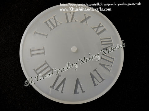 Big 12 inch Roman Letters Clock Silicone Mold for Resin crafts!