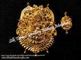 Antique Lakshmi Peacock Pendant Temple Mould Set