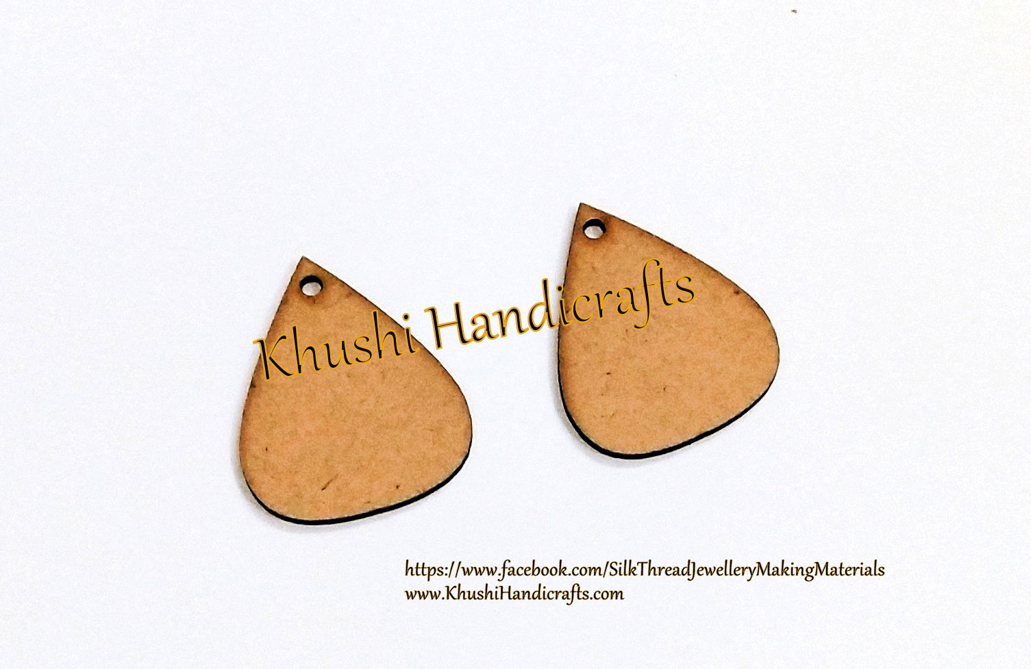 Wooden pieces for resin decoupage