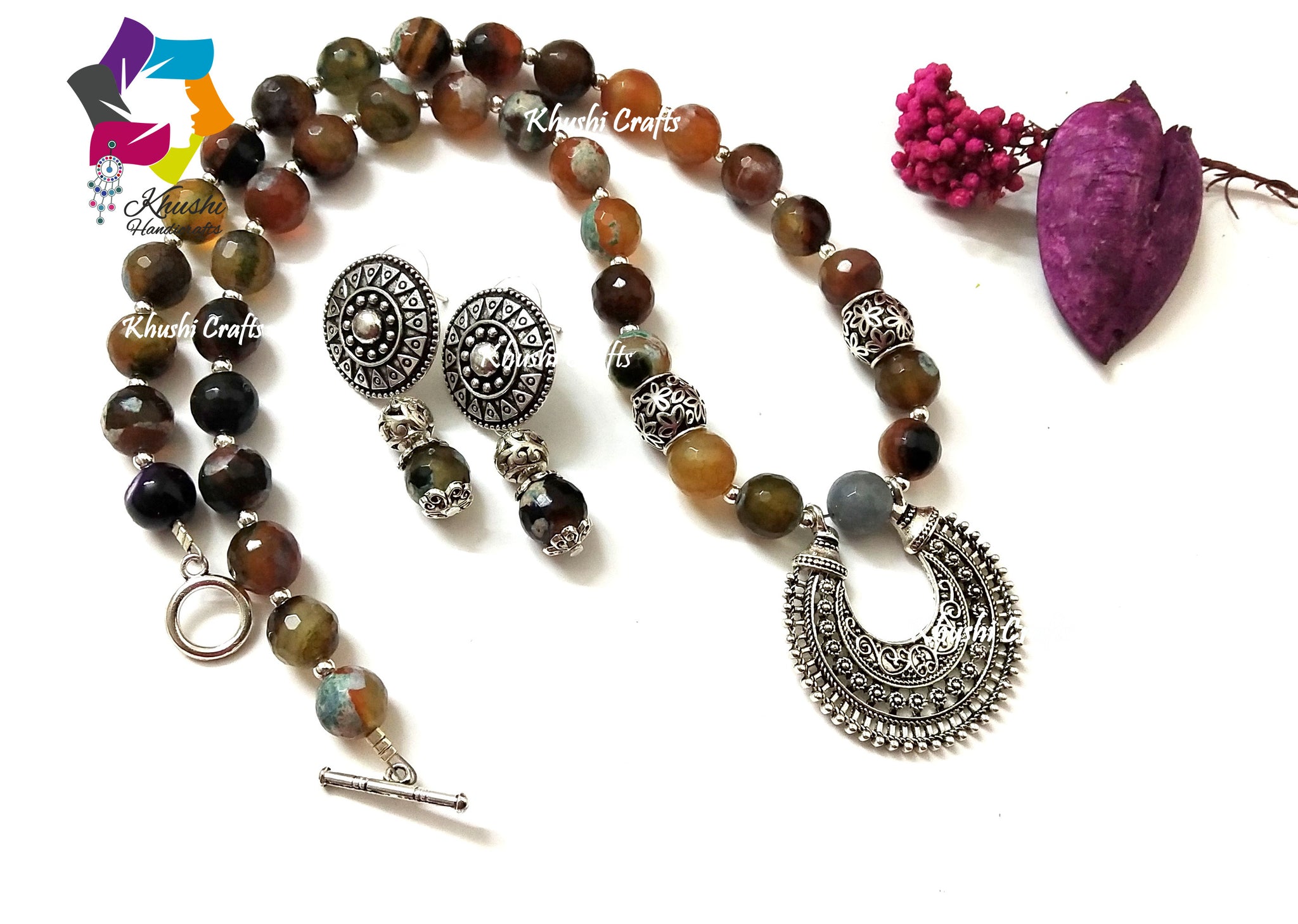 Gemstone necklace